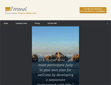 Tablet Screenshot of mdpersonal.com